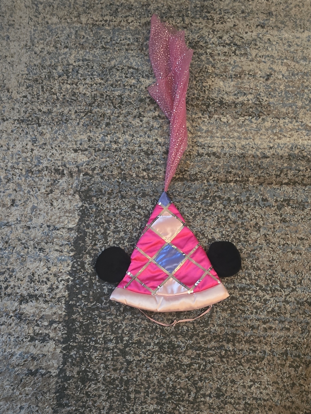 Disney Parks Minnie Mouse Hennin Princess Cone Ear Hat